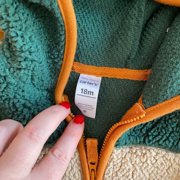 Carters fleece hoodie great condition - Picture 2 of 4